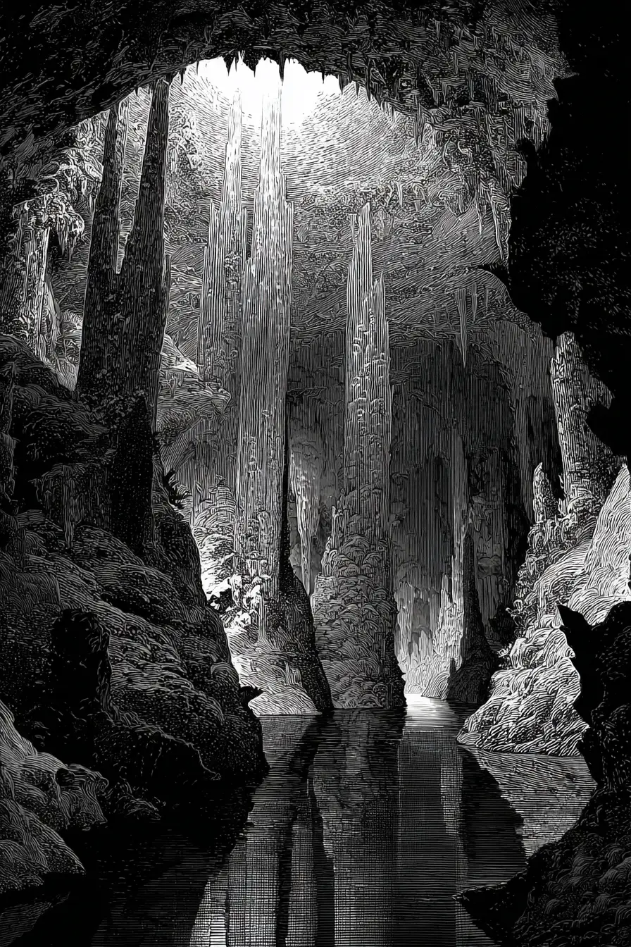 Illustration for The Explorers Five: The Deep Cave