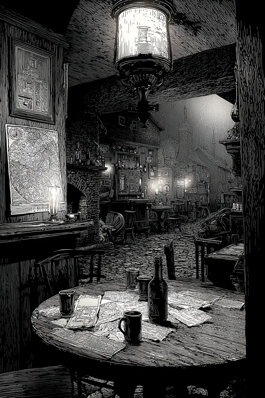 Illustration for The Explorers Five: Tavern of Opportunity