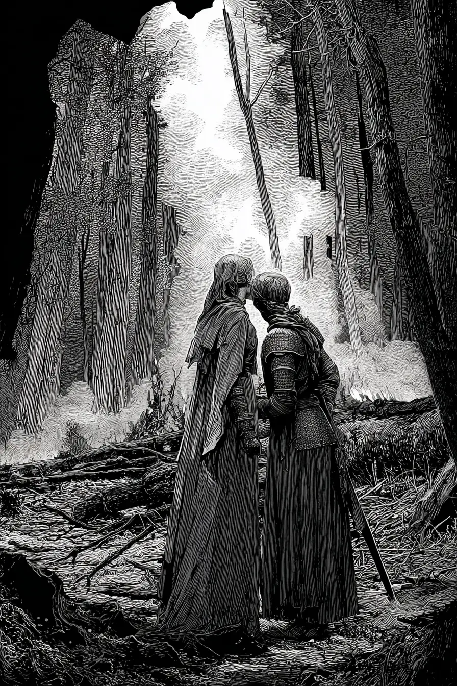 Illustration for The Hunted Did a Hunting Go